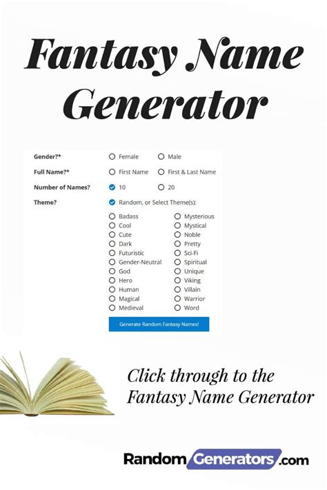 random fantasy name generator|Fantasy Name Generator • The ULTIMATE Bank of 100,000+ Names .